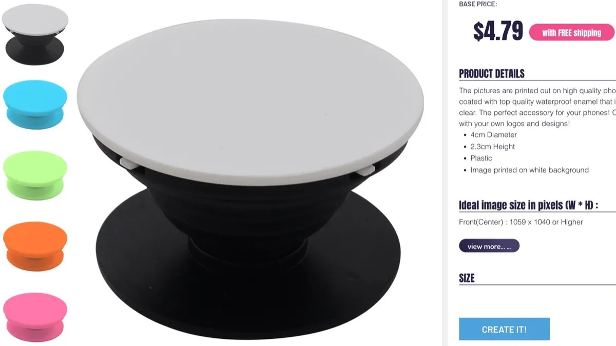 popsocket product image