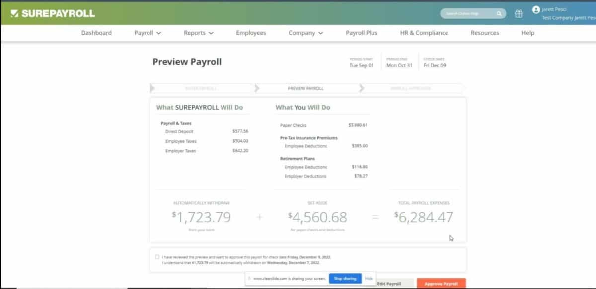 surepayroll product image